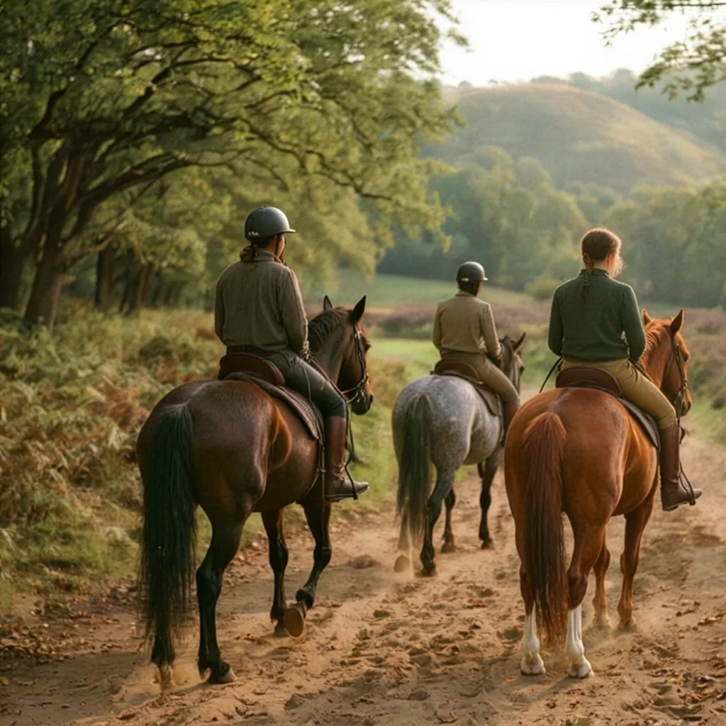 Balade à cheval en Corrèze, autour de Champagnac-la-Prune