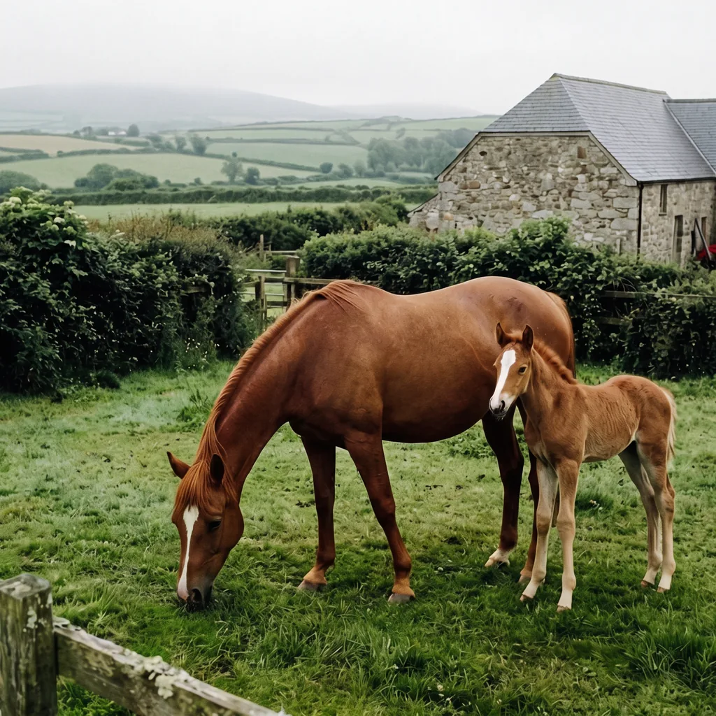 Élevage de chevaux au Écurie du Préchaux, Champagnac-la-Prune